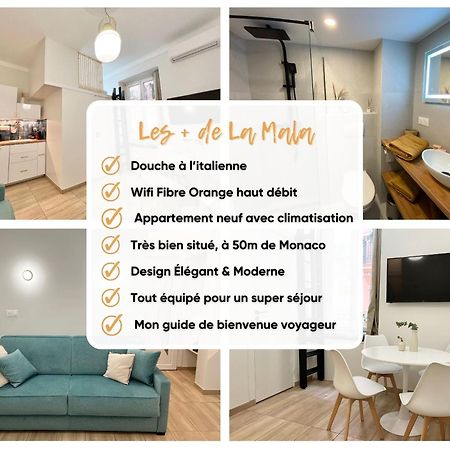 Appartements Neuf - Frontiere De Monaco - Clim - Wifi Cap-d'Ail Zewnętrze zdjęcie