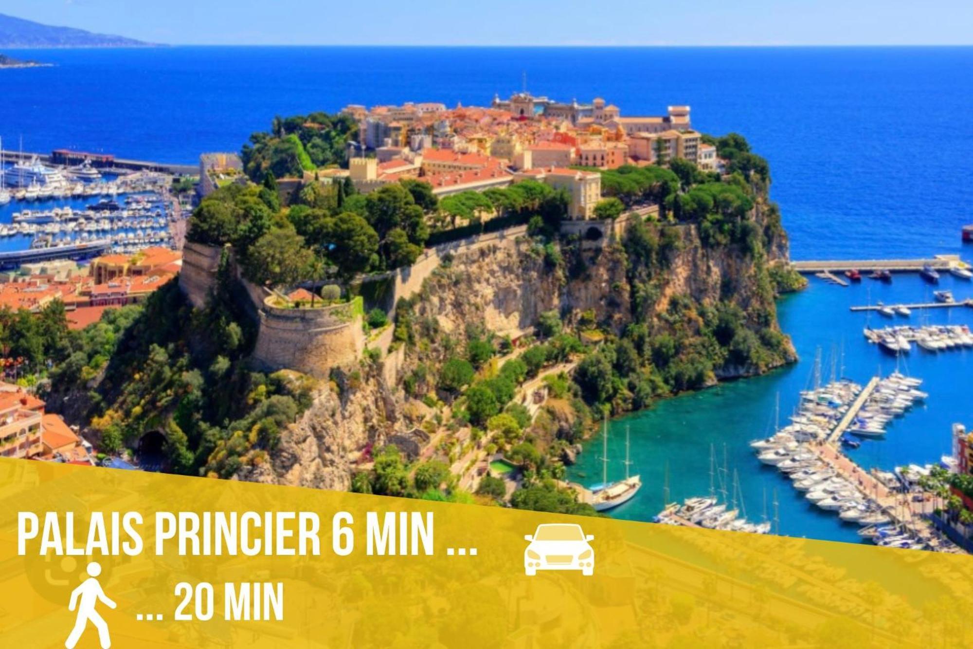 Appartements Neuf - Frontiere De Monaco - Clim - Wifi Cap-d'Ail Zewnętrze zdjęcie