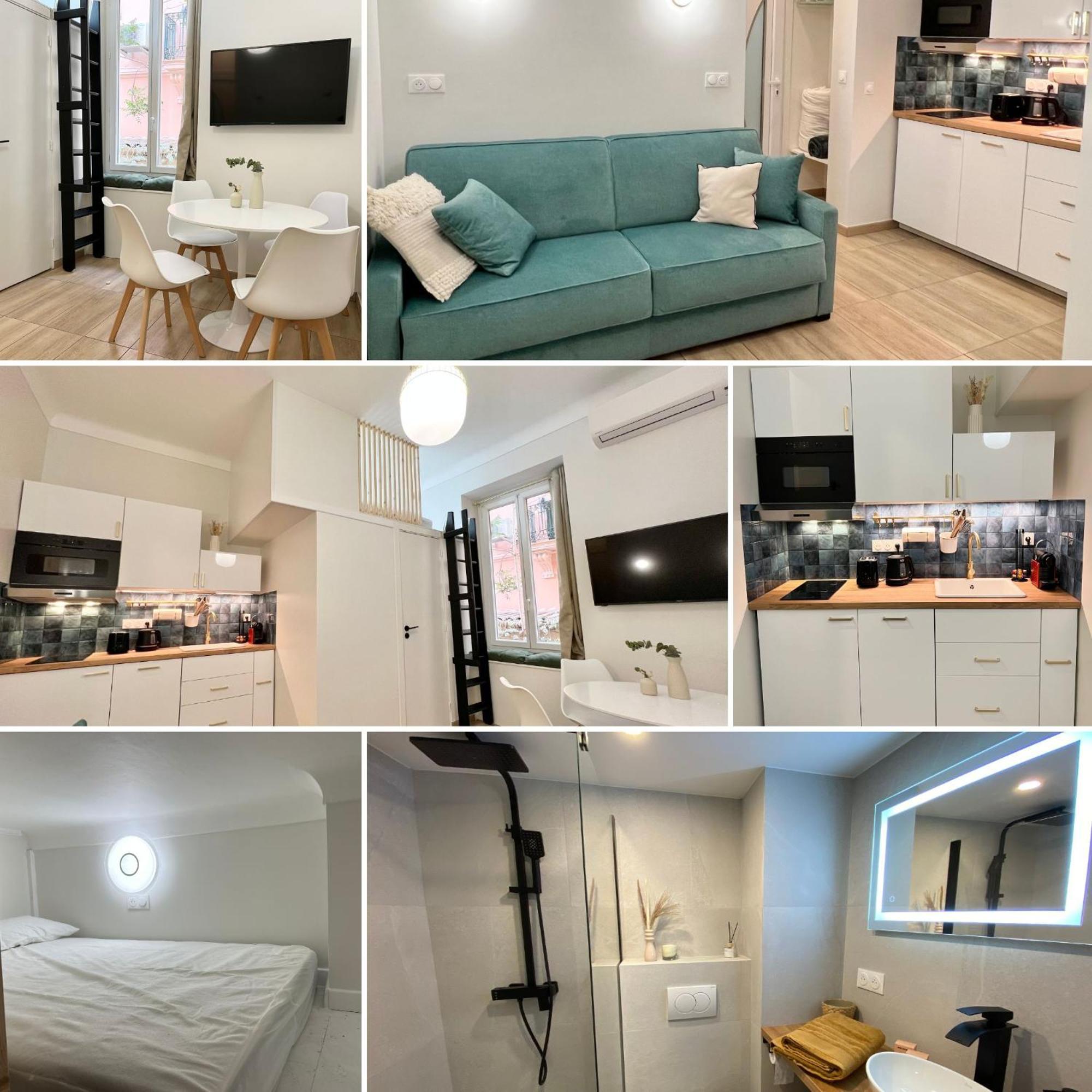 Appartements Neuf - Frontiere De Monaco - Clim - Wifi Cap-d'Ail Zewnętrze zdjęcie