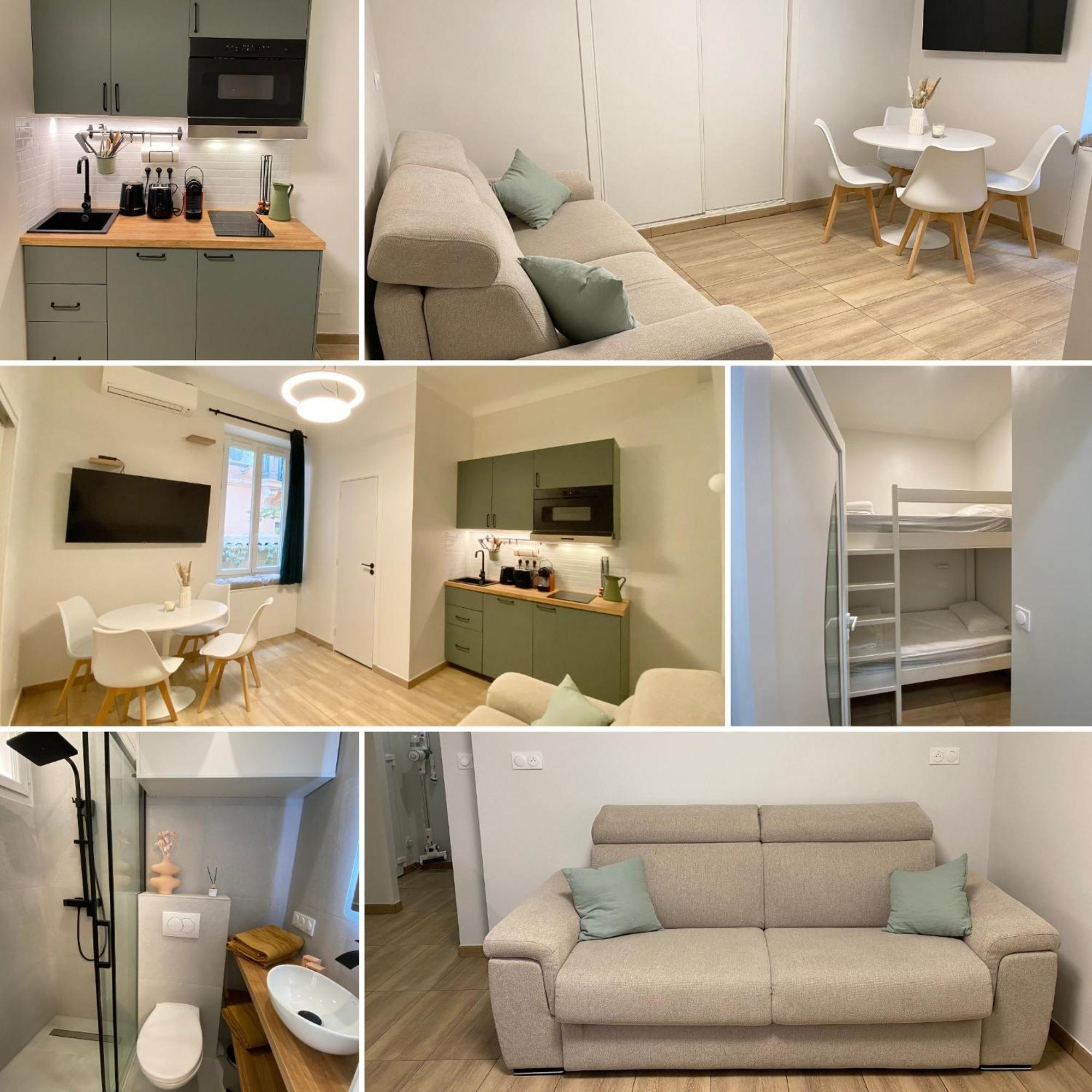 Appartements Neuf - Frontiere De Monaco - Clim - Wifi Cap-d'Ail Zewnętrze zdjęcie