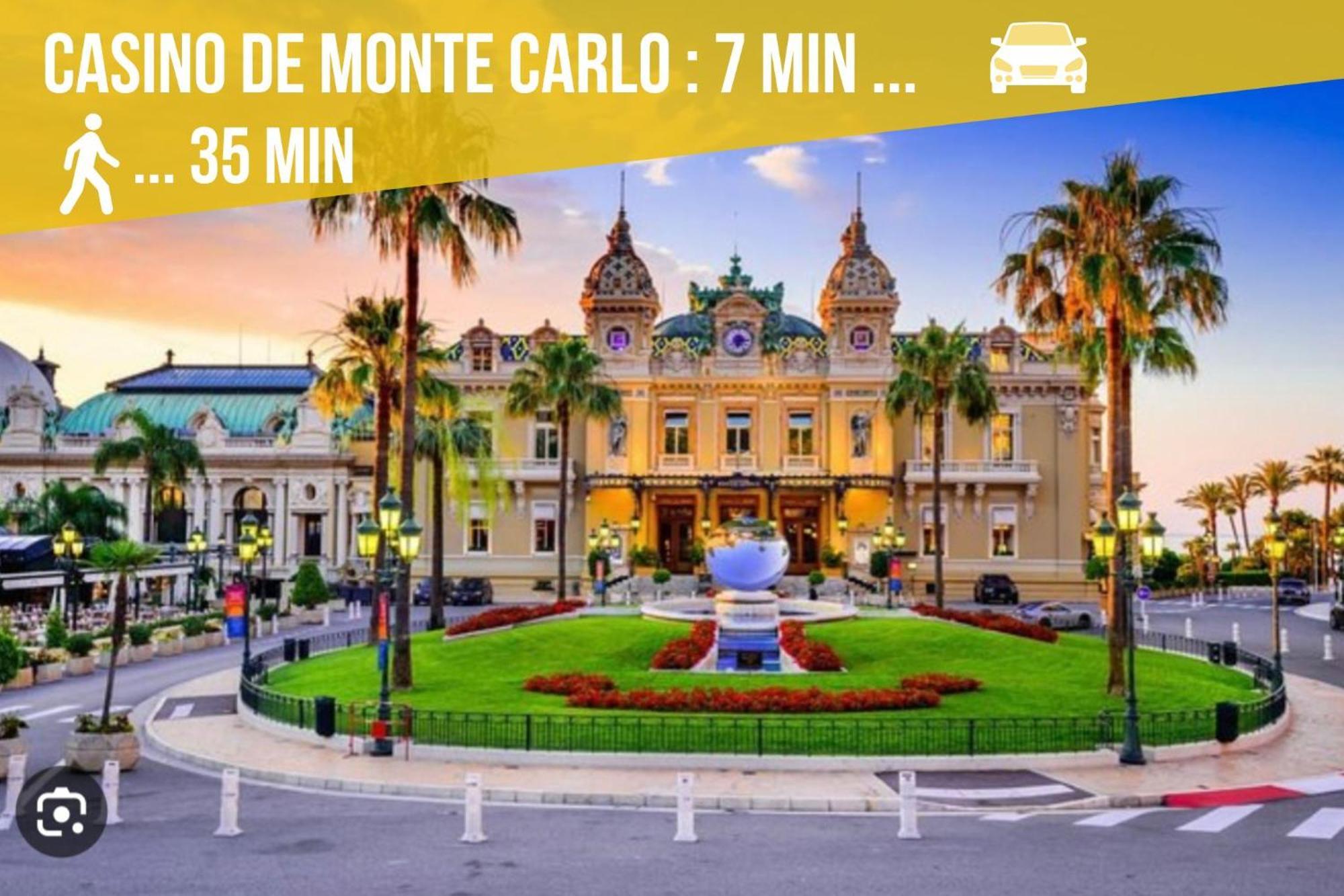 Appartements Neuf - Frontiere De Monaco - Clim - Wifi Cap-d'Ail Zewnętrze zdjęcie